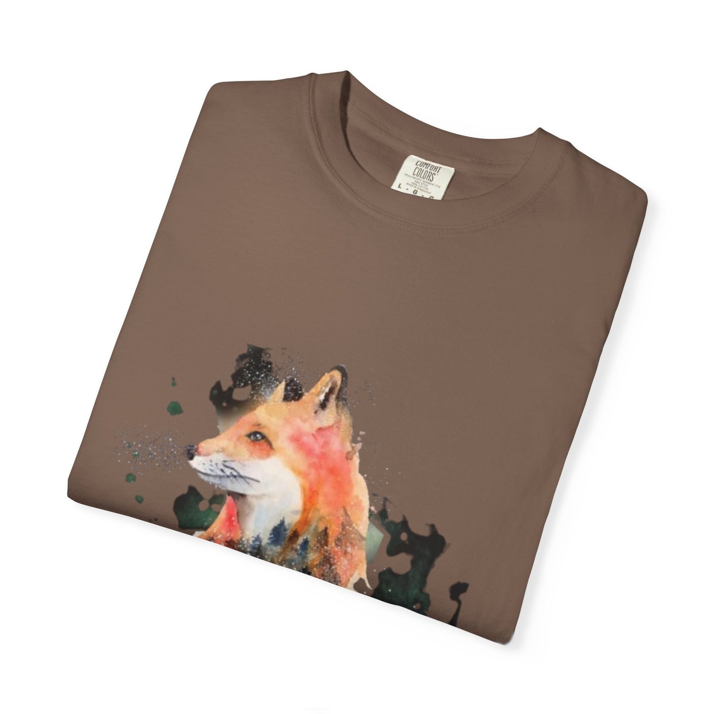 Unisex Garment-Dyed T-Shirt - Protect Your Peace Fox Design