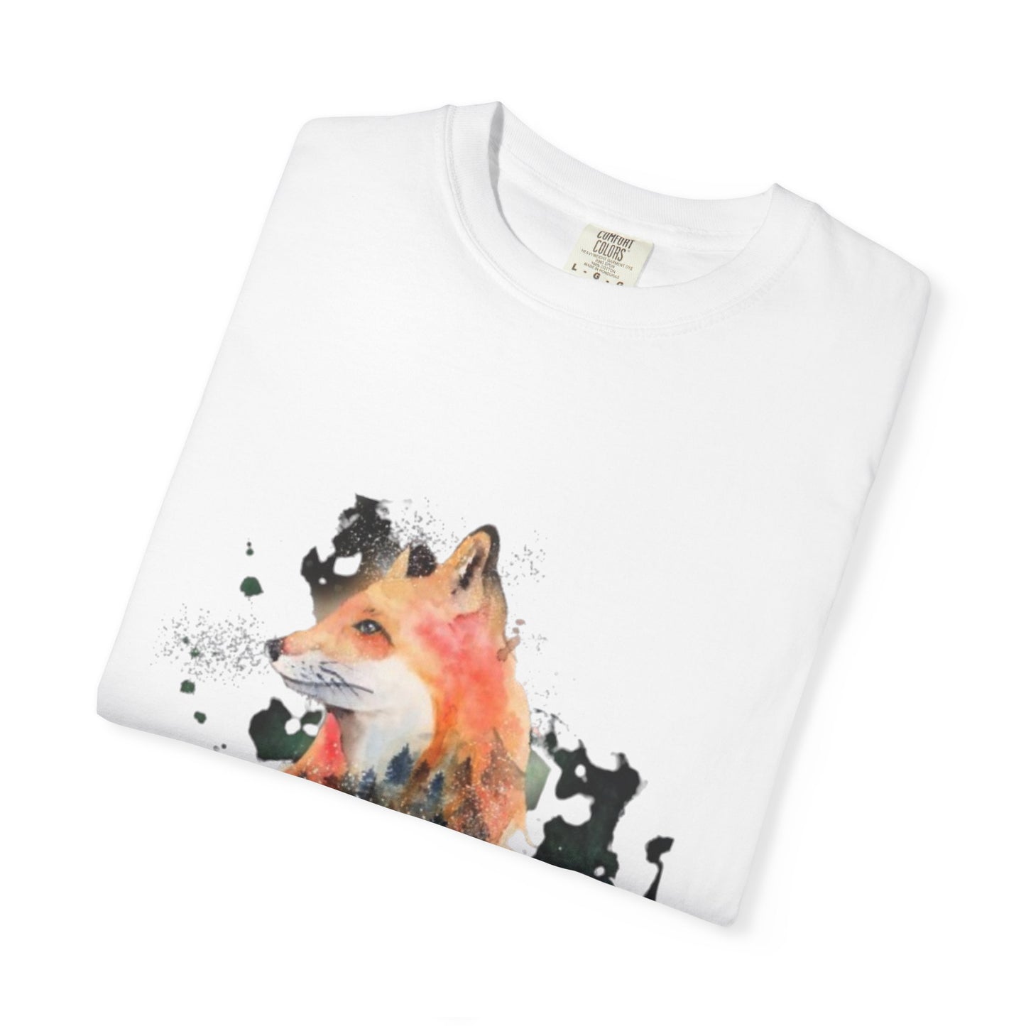 Unisex Garment-Dyed T-Shirt - Protect Your Peace Fox Design