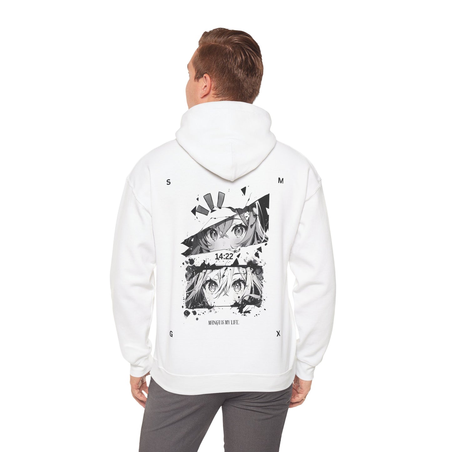 Anime-Inspired Unisex Heavy Blend™ Hooded Sweatshirt - Motivational Design