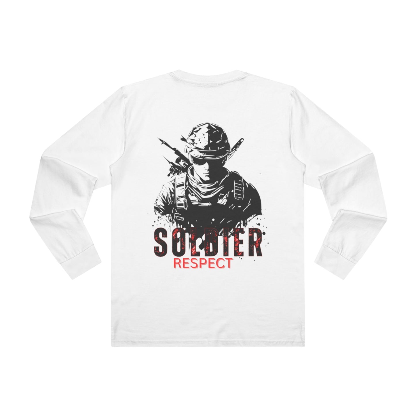 Men's Soldier Respect Longsleeve Tee - Honoring Warriors