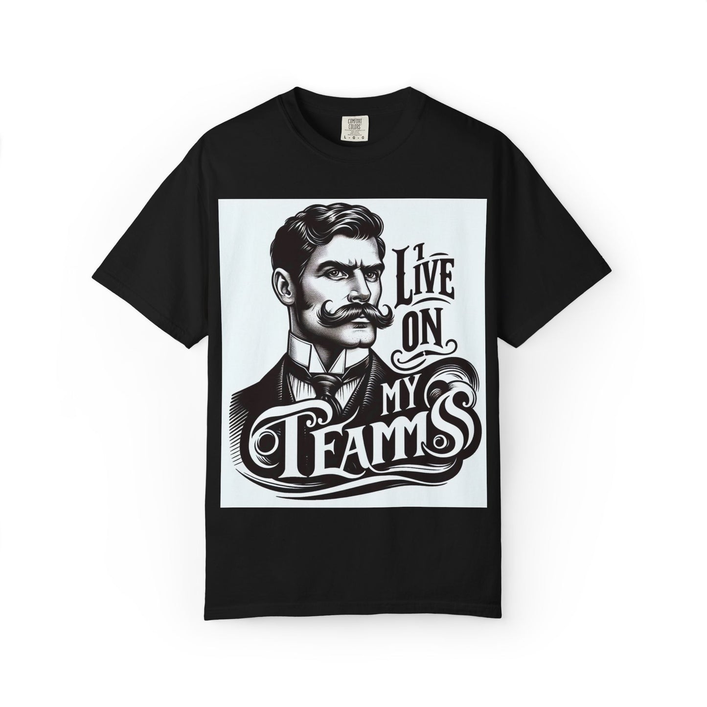 Live On My Teams - T-shirt | Vintage Graphic Tee for Team Supporters & Events