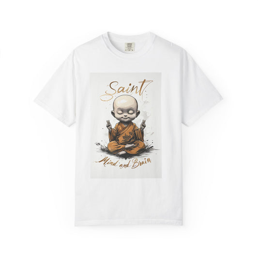 Mindfulness Saint Unisex T-Shirt - Spiritual & Relaxing Design