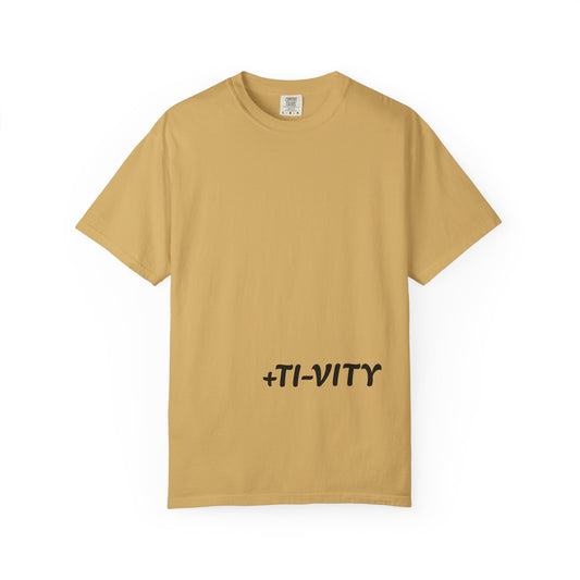 +TI-VITY Unisex Garment-Dyed T-shirt - Casual and Comfortable Tee for Everyday Wear