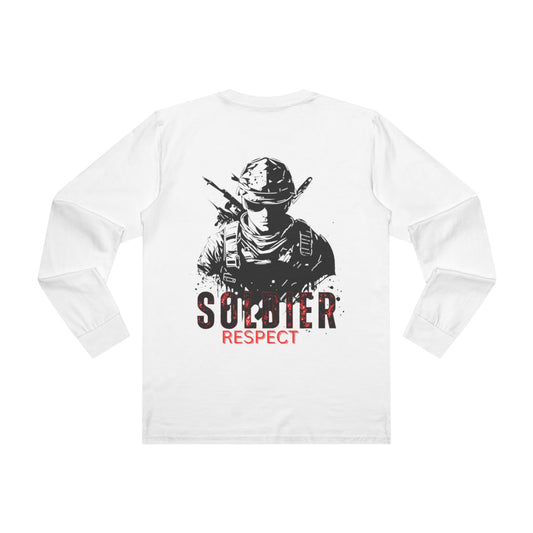 Men's Soldier Respect Longsleeve Tee - Honoring Warriors