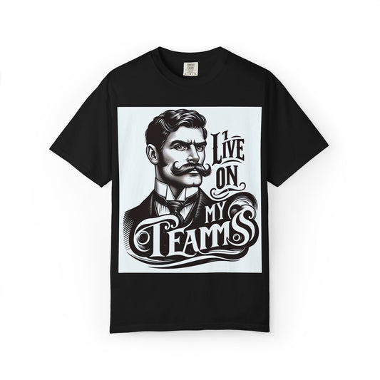 Live On My Teams - T-shirt | Vintage Graphic Tee for Team Supporters & Events